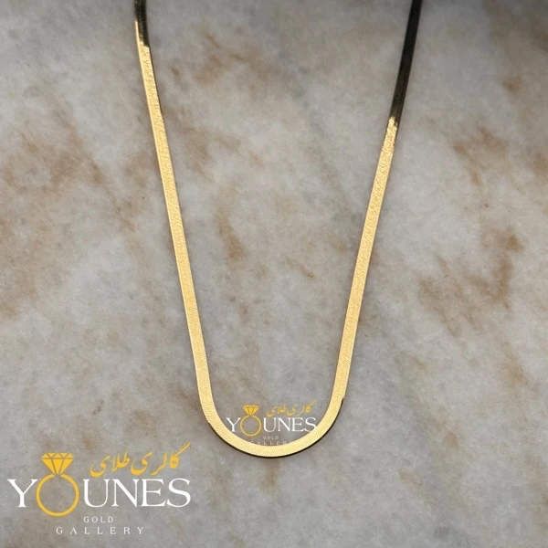 گردنبند هرینگبون نفرتیتی طلا